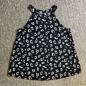 Torrid cheetah size 00 (Large) tank top pull‎ over casual flowy womens blouse